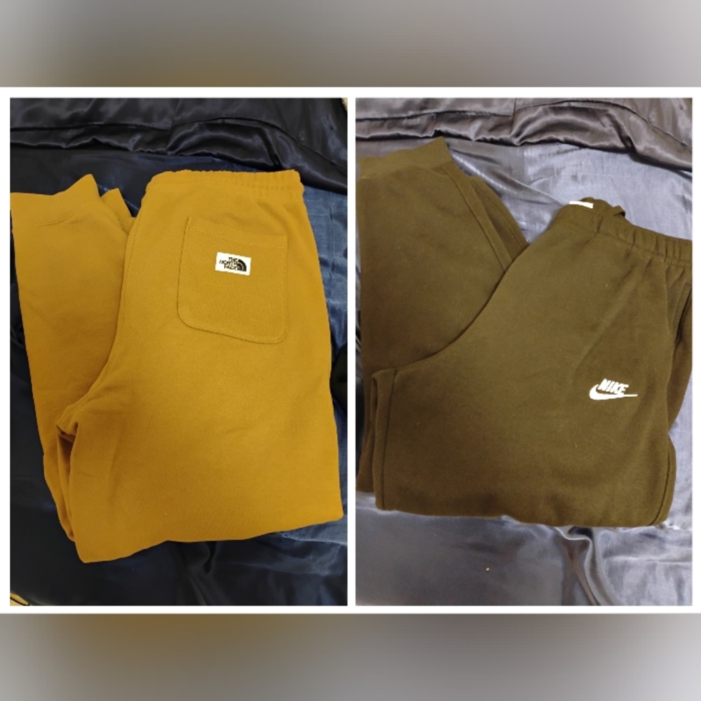 Nike & the north face sweatpants XL